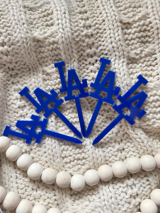 La Logo Cupcake Toppers