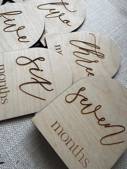 Baby Milestones Arch Style