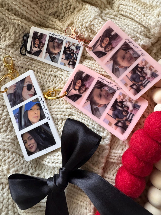 Polaroid Photo Acrylic Keychain