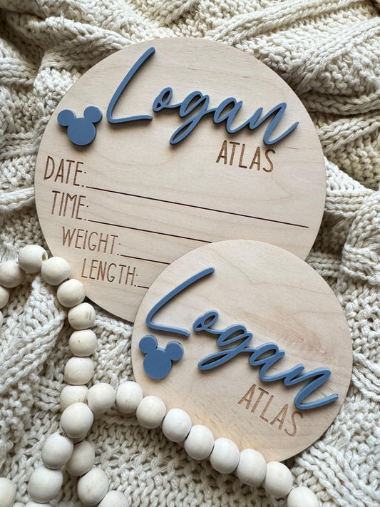 Mouse Inspired Birth Stats and Name Round