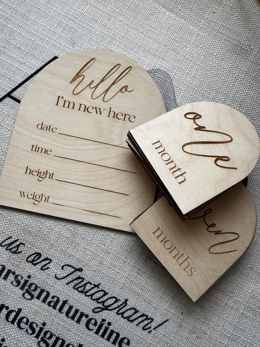 Baby Milestones Arch Style