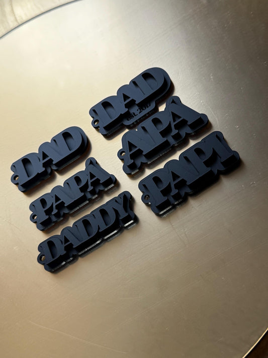 Dad Keychains/Fathers Day/Birthday