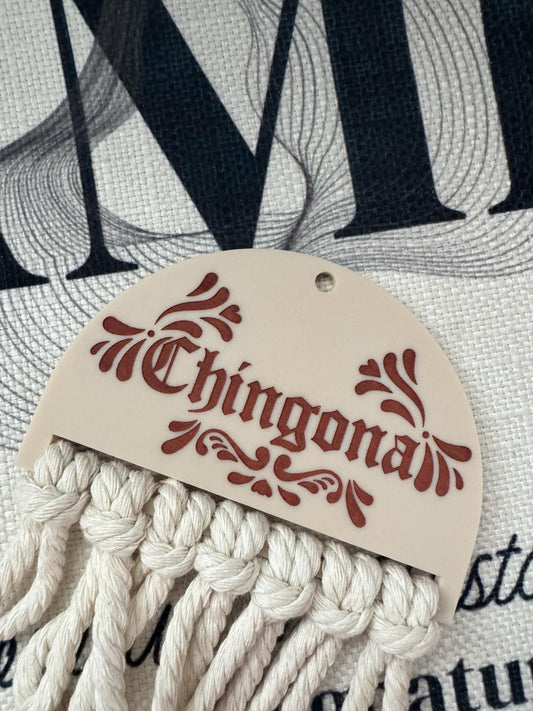 Chingona Car Air Freshener/Rear View Mirror Hanger