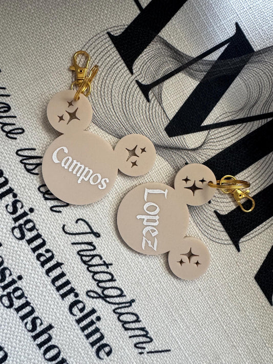 Mouse House Keychain/Personalized Keychain