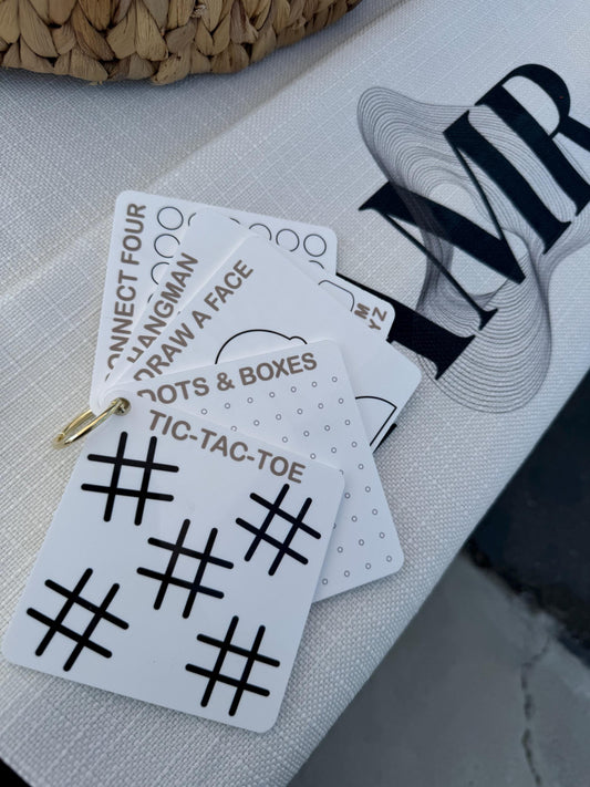 Kids dry erase travel games