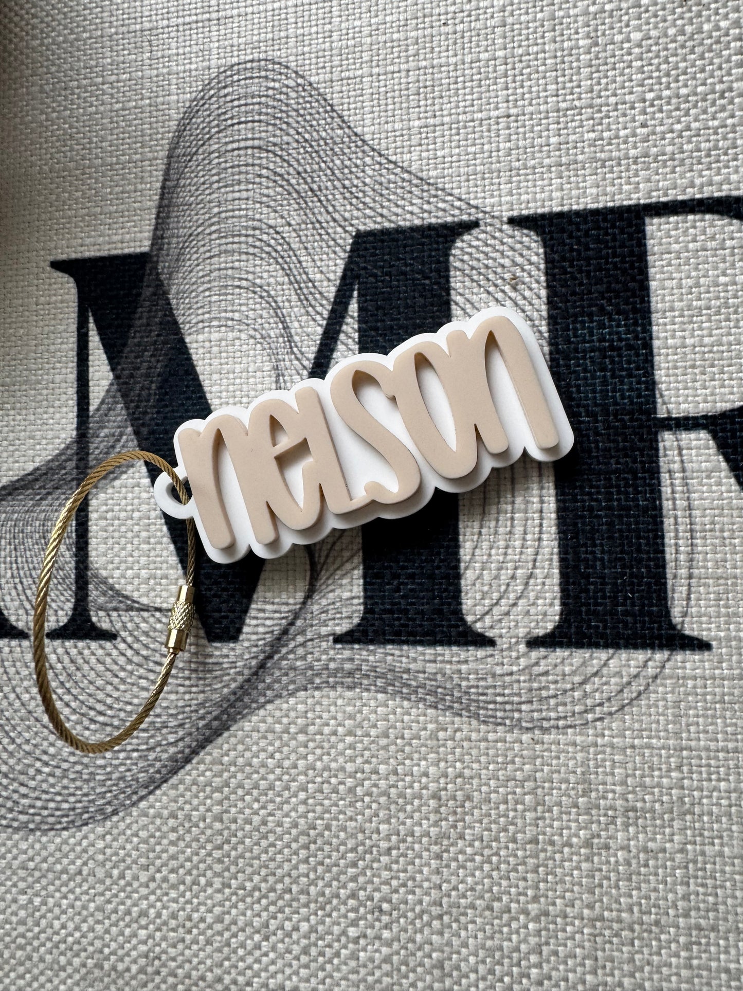 Name Keychain/Bag Tag/Backpack Keychain/Backpack Tag