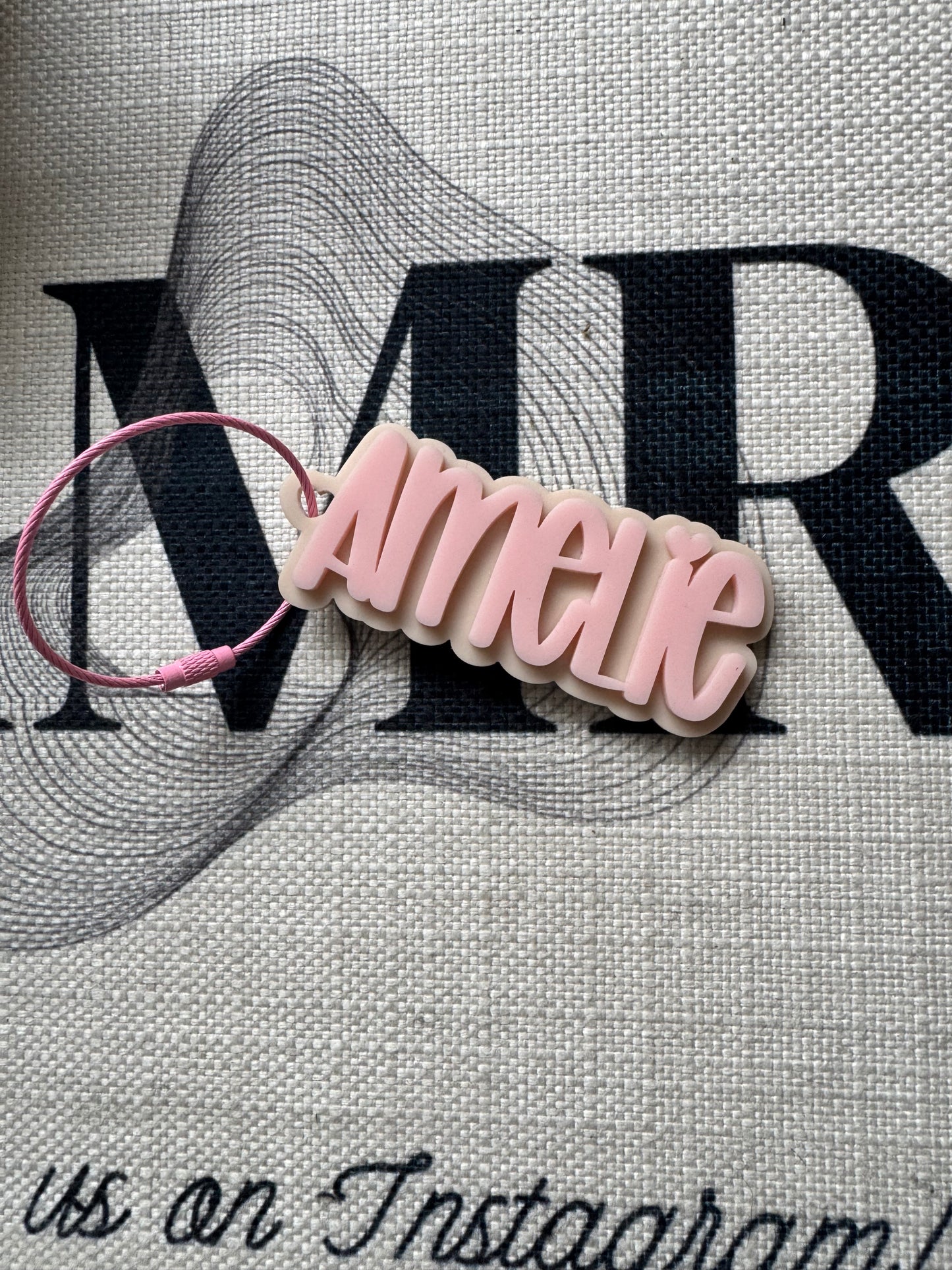 Name Keychain/Bag Tag/Backpack Keychain/Backpack Tag