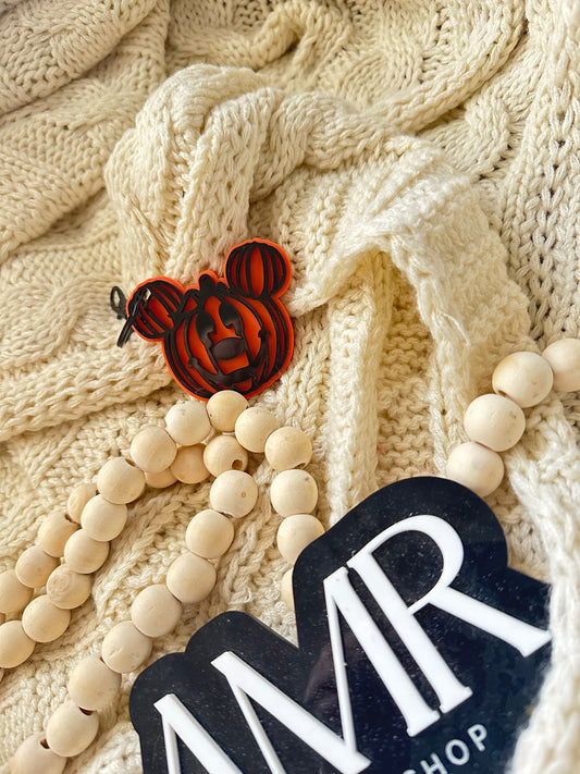 Pumpkin Mouse Keychain