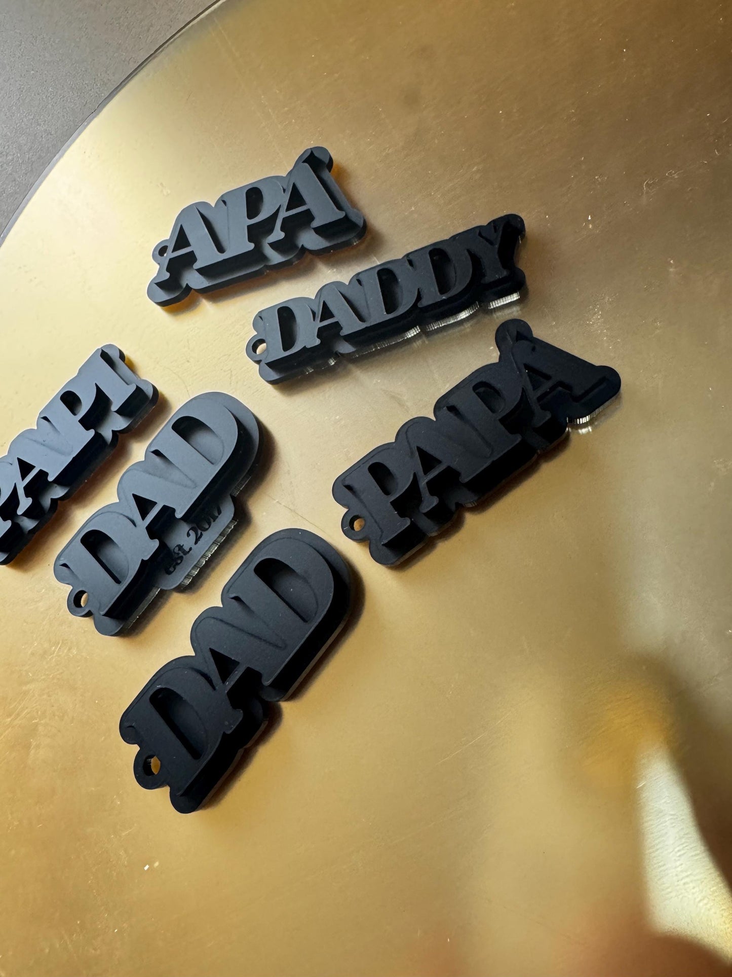 Dad Keychains/Fathers Day/Birthday