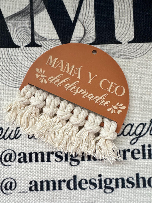 Mama y CEO Car Air Freshener/Rear View Mirror Hanger