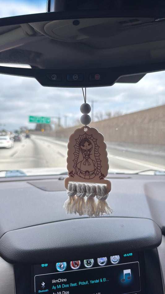 Virgencita Car Air Freshener/Rear View Mirror Hanger