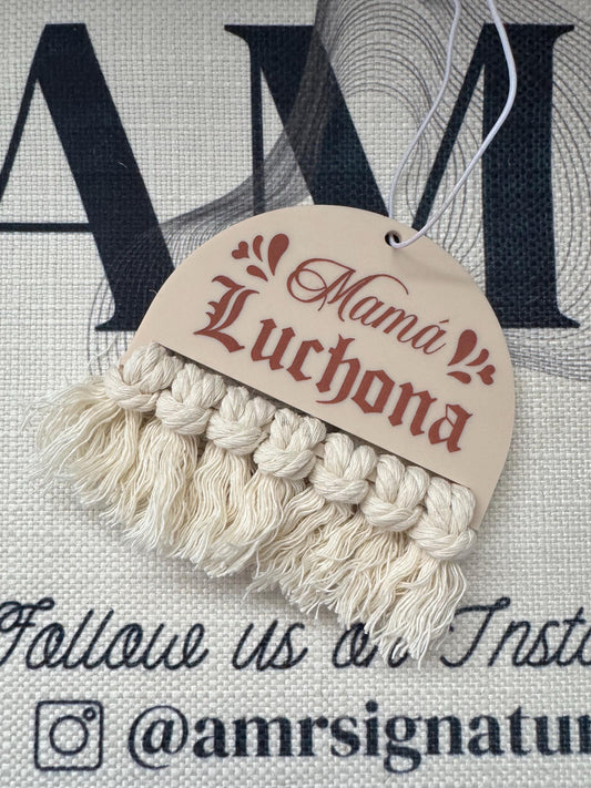 Mama Luchona Car Air Freshener/Rear View Mirror Hanger
