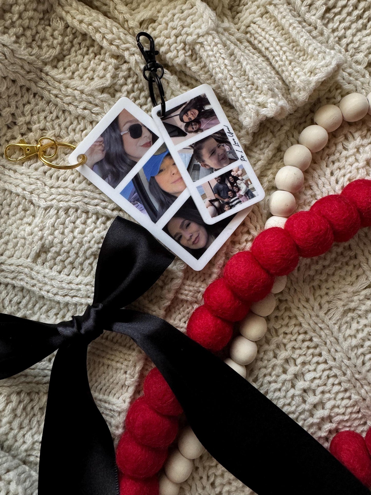 Polaroid Photo Acrylic Keychain
