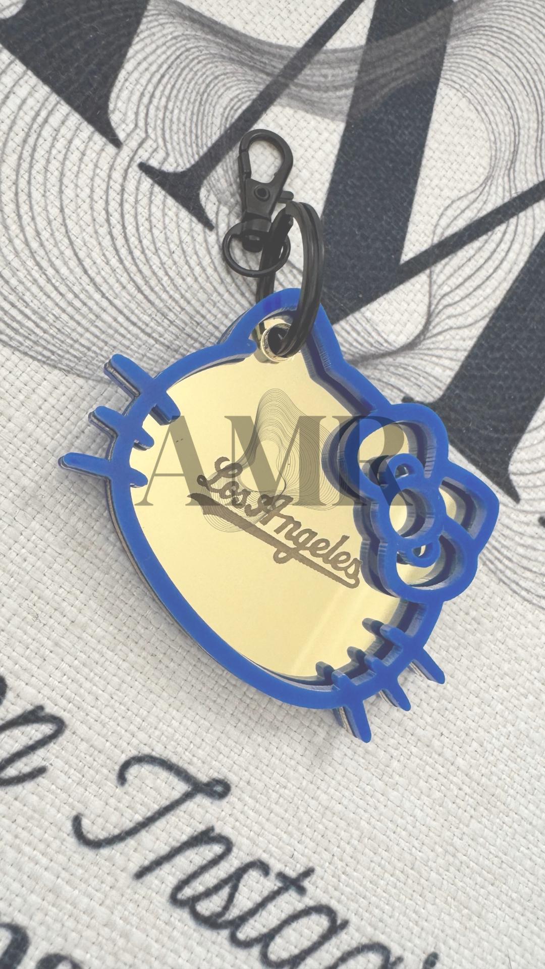 Kitty Cat Mirror Keychain