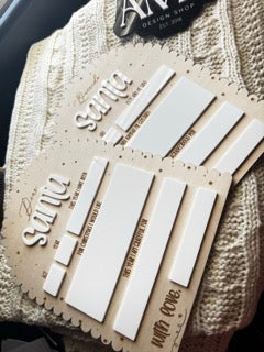 Dear Santa/Querido Santa Dry Erase Letter