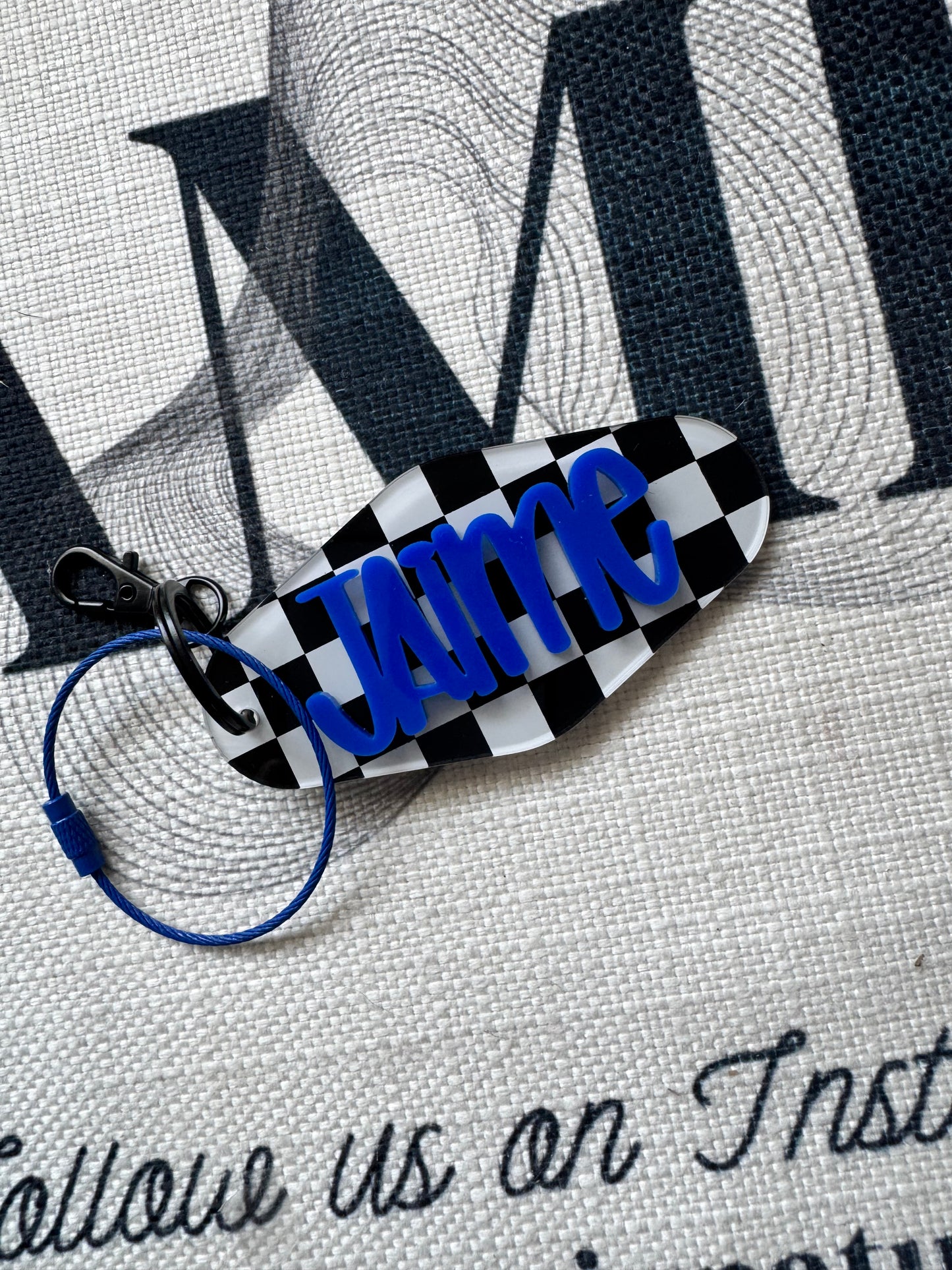 Name Keychain/Bag Tag/Backpack Keychain/Backpack Tag