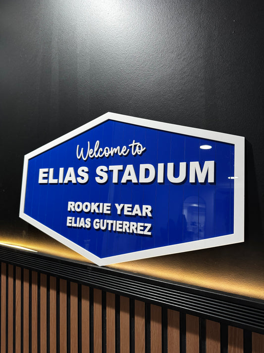 Sports Themed Sign