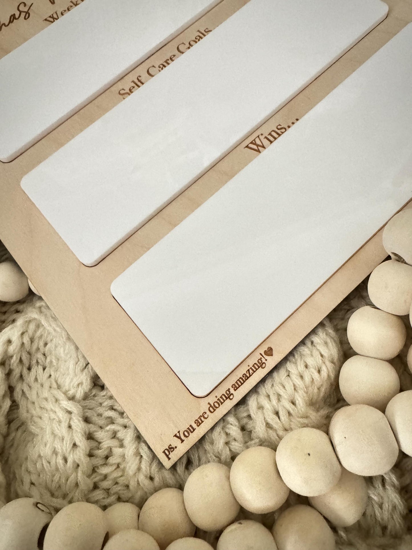 Mamas Master Plan Goal Setting Magnetic Board