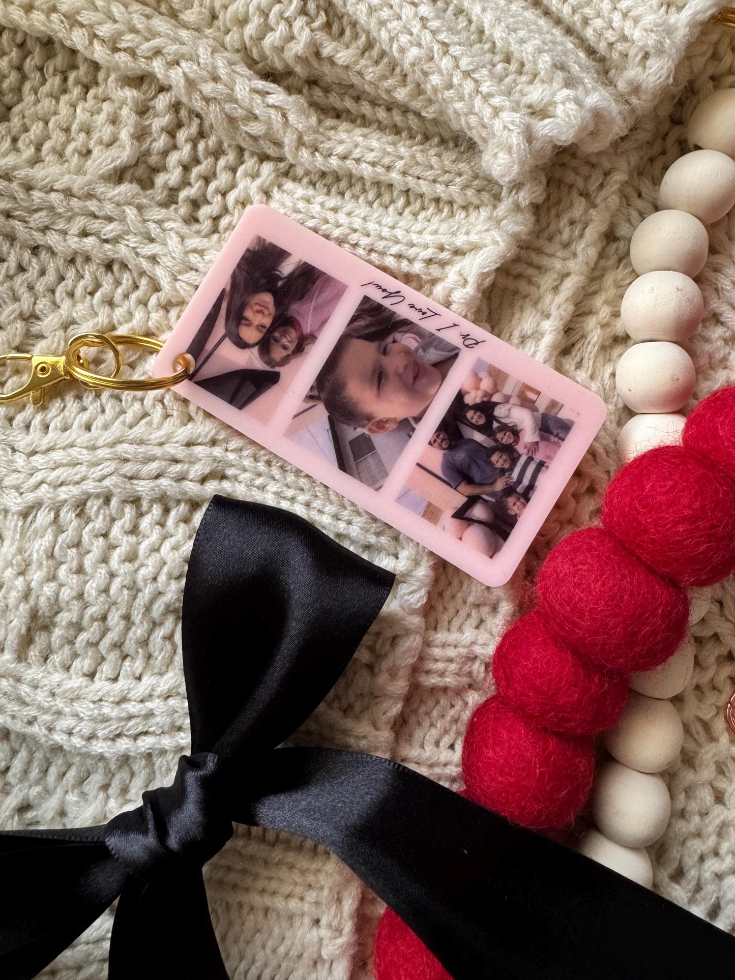 Polaroid Photo Acrylic Keychain