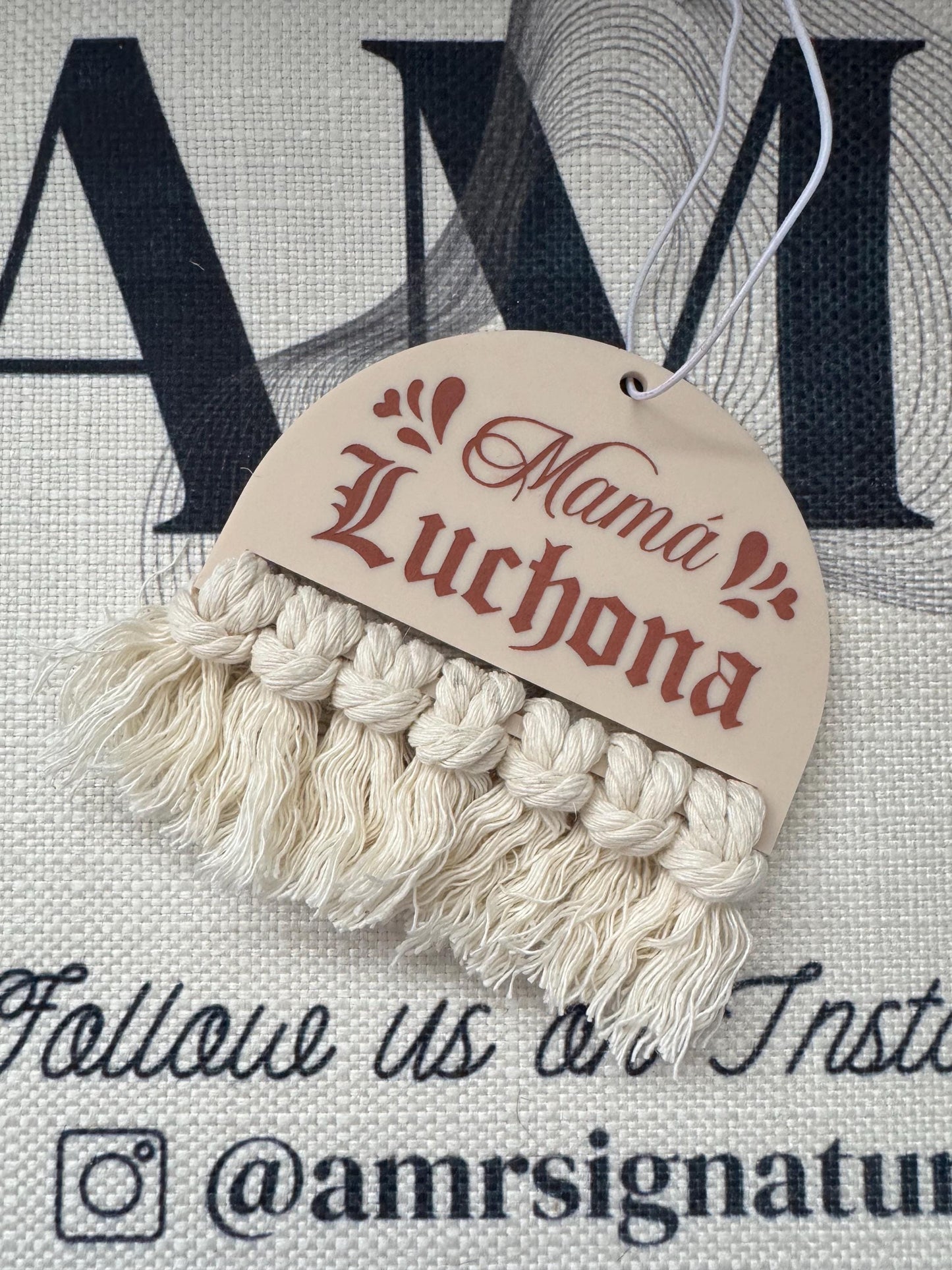 Mama Luchona Car Air Freshener/Rear View Mirror Hanger